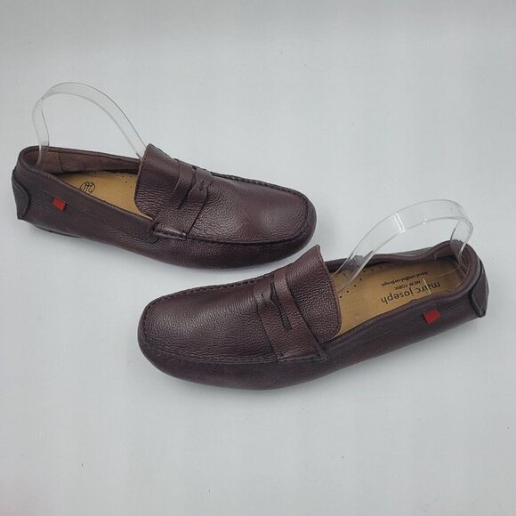 NEW Marc Joseph Union Street Driving Loafer Brown Leather Dress Casual Size 10.5 - Picture 4 of 11